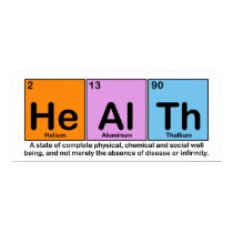 The Elements of Health Poster posters