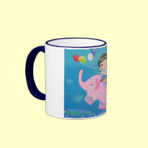The Elephant Rider mugs