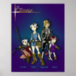 The Elfmage - Yuriko, Hilac, Marduck, Miyu Poster