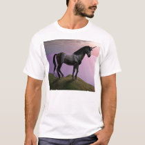 The Elusive Black Unicorn t-shirts by Steve_Harlan The Elusive Black Unicorn t-shirts