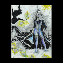 The Elven Wizard Postcards postcards