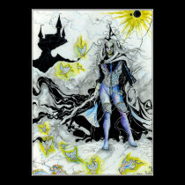 The Elven Wizard Print posters