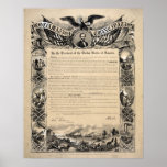 The Emancipation Proclamation Document Print