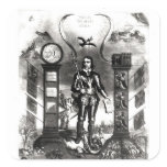 The Emblem of England's Distractions, 1658 Sticker