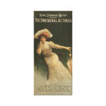 The Emotional Actress Canvas Print