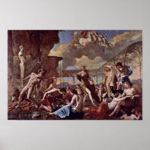 The Empire Of Flora By Poussin Nicolas Print