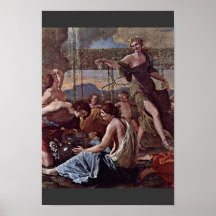 The Empire Of Flora Detail By Poussin Nicolas Poster