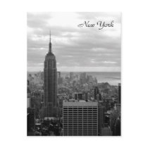 The Empire State Building (Black & White) postcards by vlim4th The Empire State Building (Black & White) postcards