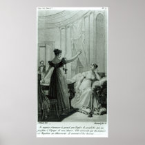 The Empress Josephine reveals the prophesy Print