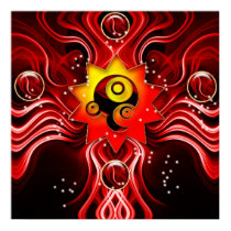 The Enchanted Cosmic Flame Poster posters by SlayerX The Enchanted Cosmic Flame Poster posters