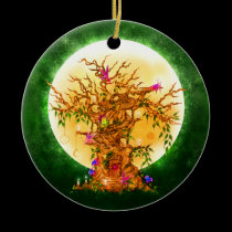 The Enchanted Faerie Tree Beltane Ornament ornaments