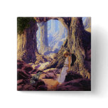 The Enchanted Prince- Maxfield Parrish Button
