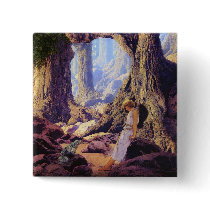 The Enchanted Prince- Maxfield Parrish buttons by Aquavel The Enchanted Prince- Maxfield Parrish buttons
