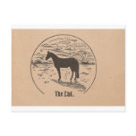 The End Black Beauty Postcards