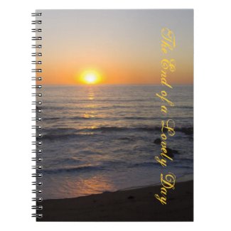 The End of a Lovely Day Notebook notebook