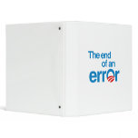 The end of an error 3 ring binders