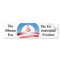 The End of Individual Freedom bumper stickers by No_Obot The End of Individual Freedom bumper stickers