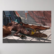 The End Of Millennium And The Last Dragon Print