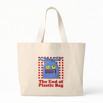 The End of Plastic Bag Doodle Art Bag