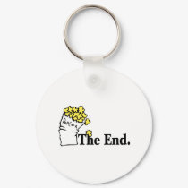 The End (Popcorn) keychains by TeeZazzle The End (Popcorn) keychains