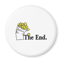 The End (Popcorn) magnets by TeeZazzle The End (Popcorn) magnets