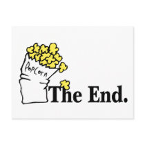 The End (Popcorn) postcards by CelebrationZazzle The End (Popcorn) postcards