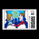 "The End" Postage Stamp stamps