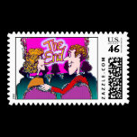 "The End"  Postage Stamp stamps
