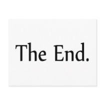 The End Postcards