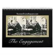 The Engagement Story - Vintage  2011-12 (18 month) Wall Calendars