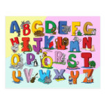 The English Alphabet Postcards