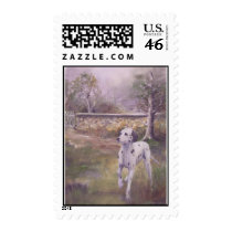 The English Countryside- a Dalmatian postage