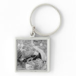 The Enormous Oak Tree is Cut Down Keychains