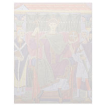 The Enthroned Rulers By Meister Der Reichenauer Sc Letterhead