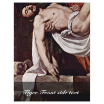 The Entombment  By Michelangelo Merisi Da Caravagg Personalized Flyer