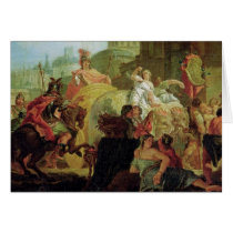 The Entrance of Alexander the Great Greeting Card