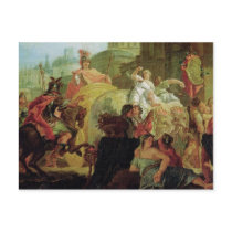 The Entrance of Alexander the Great Postcard