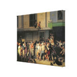 The Entrance to the Theatre de l'Ambigu-Comique Canvas Print