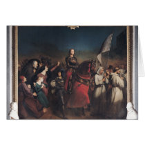 The Entry of Joan of Arc  into Orleans Card