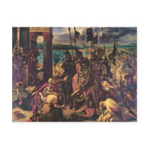 The Entry of the Crusaders into Constantinople Post Card