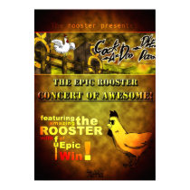 The Epic Roosters' Concert posters
