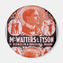 The Epitome of Vaudeville Refrigerator Magnet