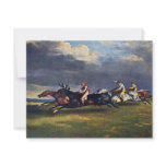 The Epsom Derby By Géricault Jean Louis Théodore ( Personalized Announcements