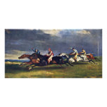 The Epsom Derby By Géricault Jean Louis Théodore ( Photo Card Template