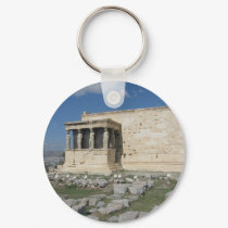 The Erecthion is part of ancient Greek Acropolis keychains