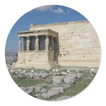 The Erecthion is part of ancient Greek Acropolis Stickers