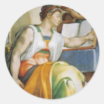 the Erythrean Sibyl Round Stickers
