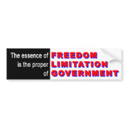 The Essence of Freedom bumper sticker bumpersticker