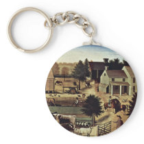 The Estate Of David Twining 1787 By Hicks Edward Key Chains