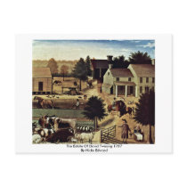 The Estate Of David Twining 1787 By Hicks Edward Post Card